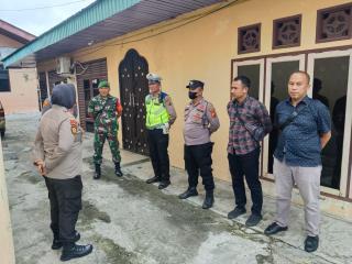 Dalam Rangka Cooling System Polsek Senapelan Laksanakan Giat Pengamanan Perayaan Natal